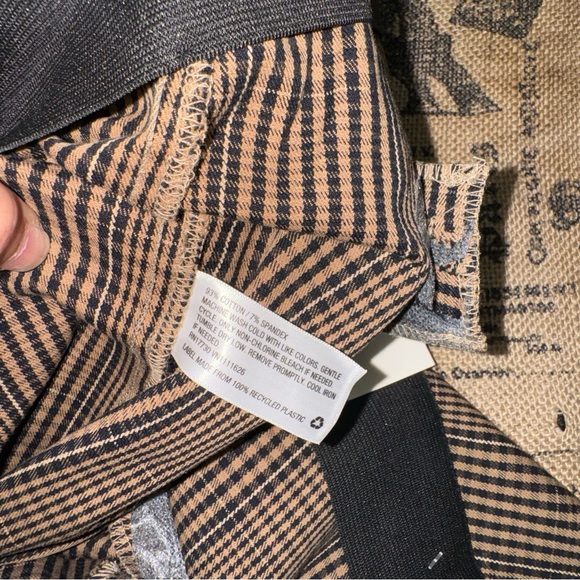 A New Day  Plaid High-Rise Fitted Hip & Thigh Stretch Skinny Ankle Pant - Picture 10 of 16